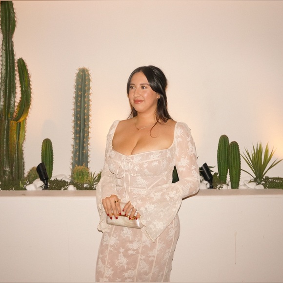 House of CB Delilah Vintage Cream Maxi Dress *bigger cup* - Picture 8 of 10